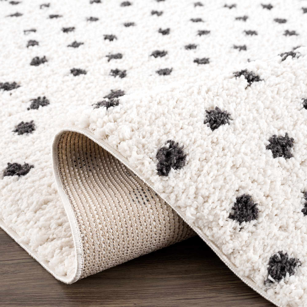 
                      
                        Chaia Dotted Black & White Plush Rug
                      
                    