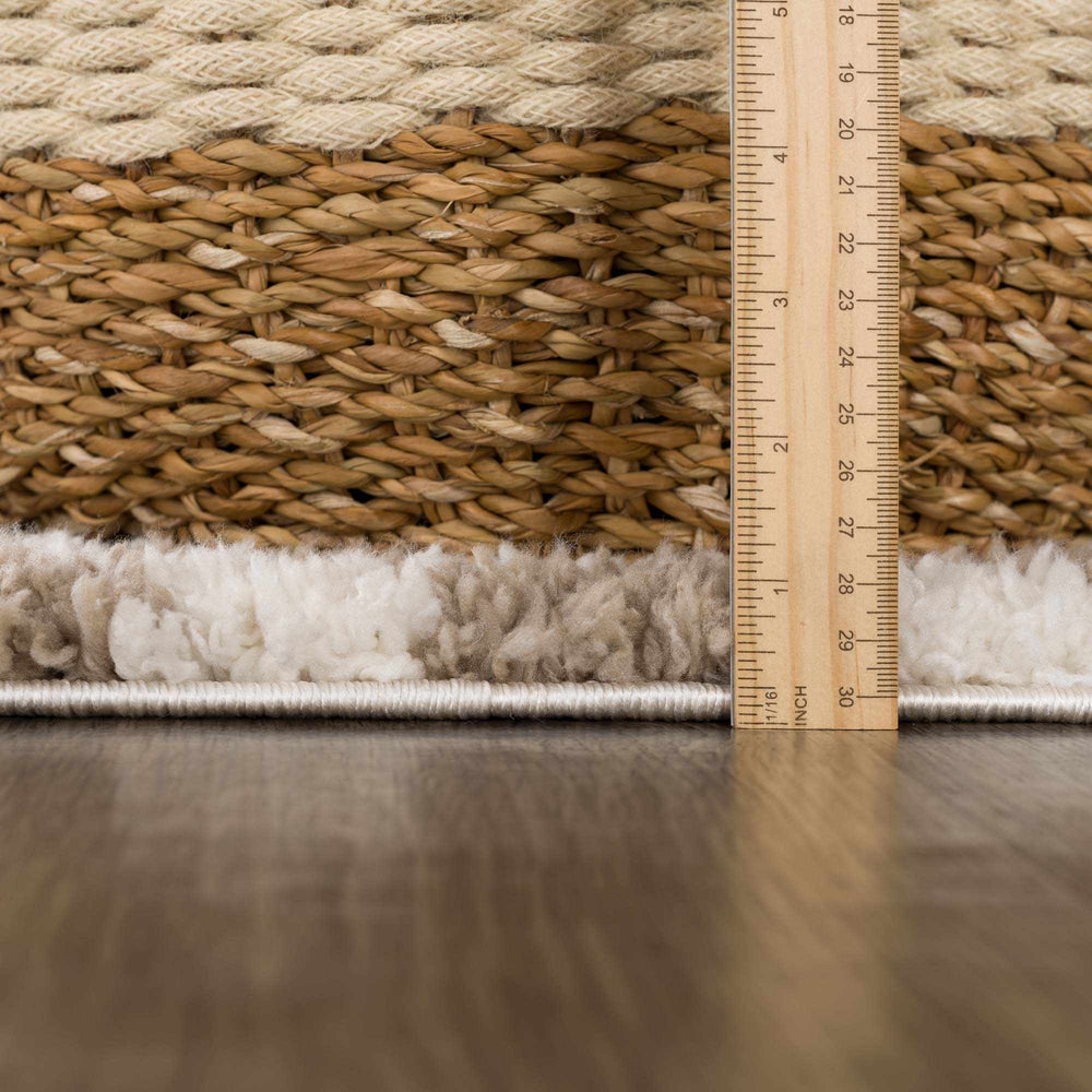 
                      
                        Kieu Light Gray & Taupe Checkered Area Rug
                      
                    