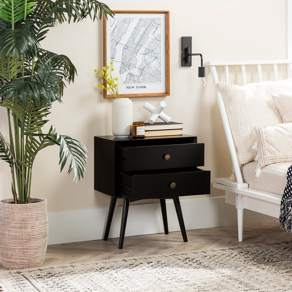 
                      
                        Mid-Century Solid Wood Nightstand Collection (1 or 2 Drawer)
                      
                    