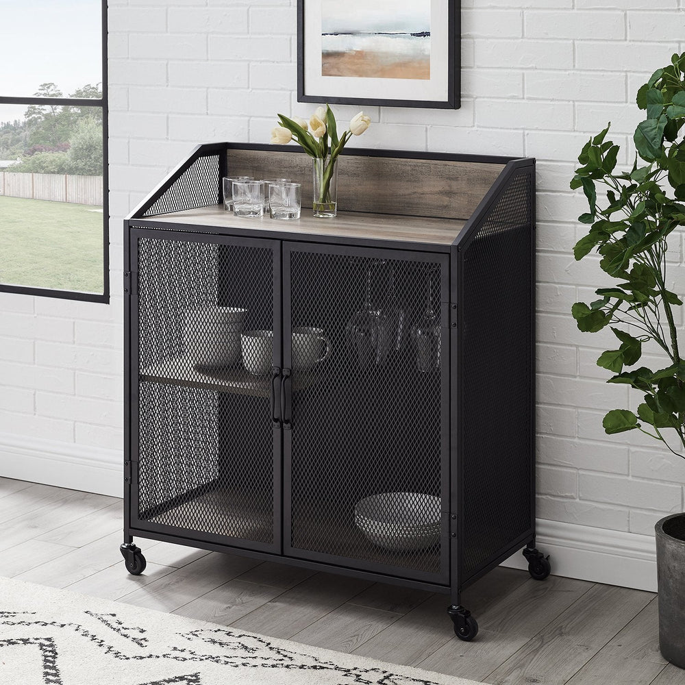 
                      
                        Sona Industrial Bar Cabinet
                      
                    