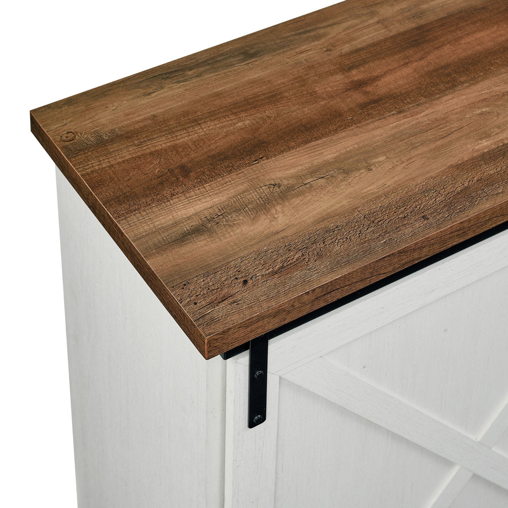 
                      
                        Sliding X Barn Door Sideboard
                      
                    