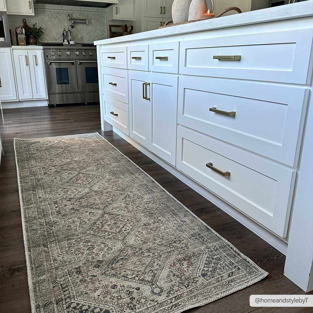
                      
                        Barny Beige Washable Area Rug
                      
                    