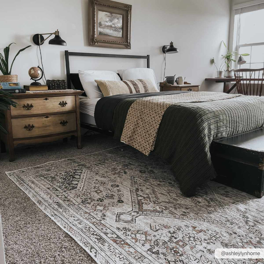 
                      
                        Barny Beige Washable Area Rug
                      
                    