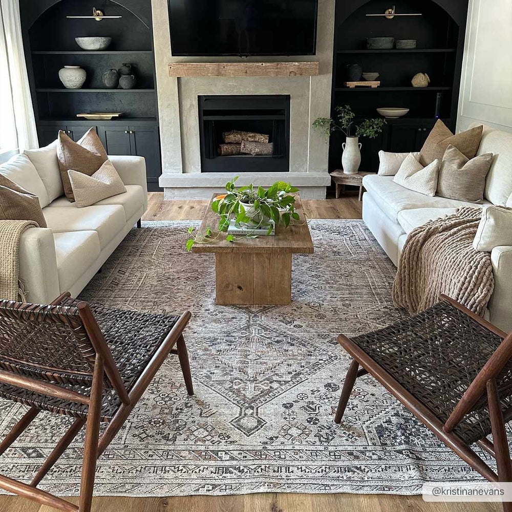 
                      
                        Barny Beige Washable Area Rug
                      
                    