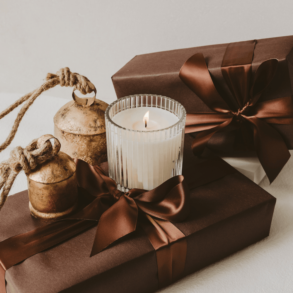 
                      
                        Sugar Cookies Fluted Soy Candle - Ribbed Glass Jar - 12 oz
                      
                    