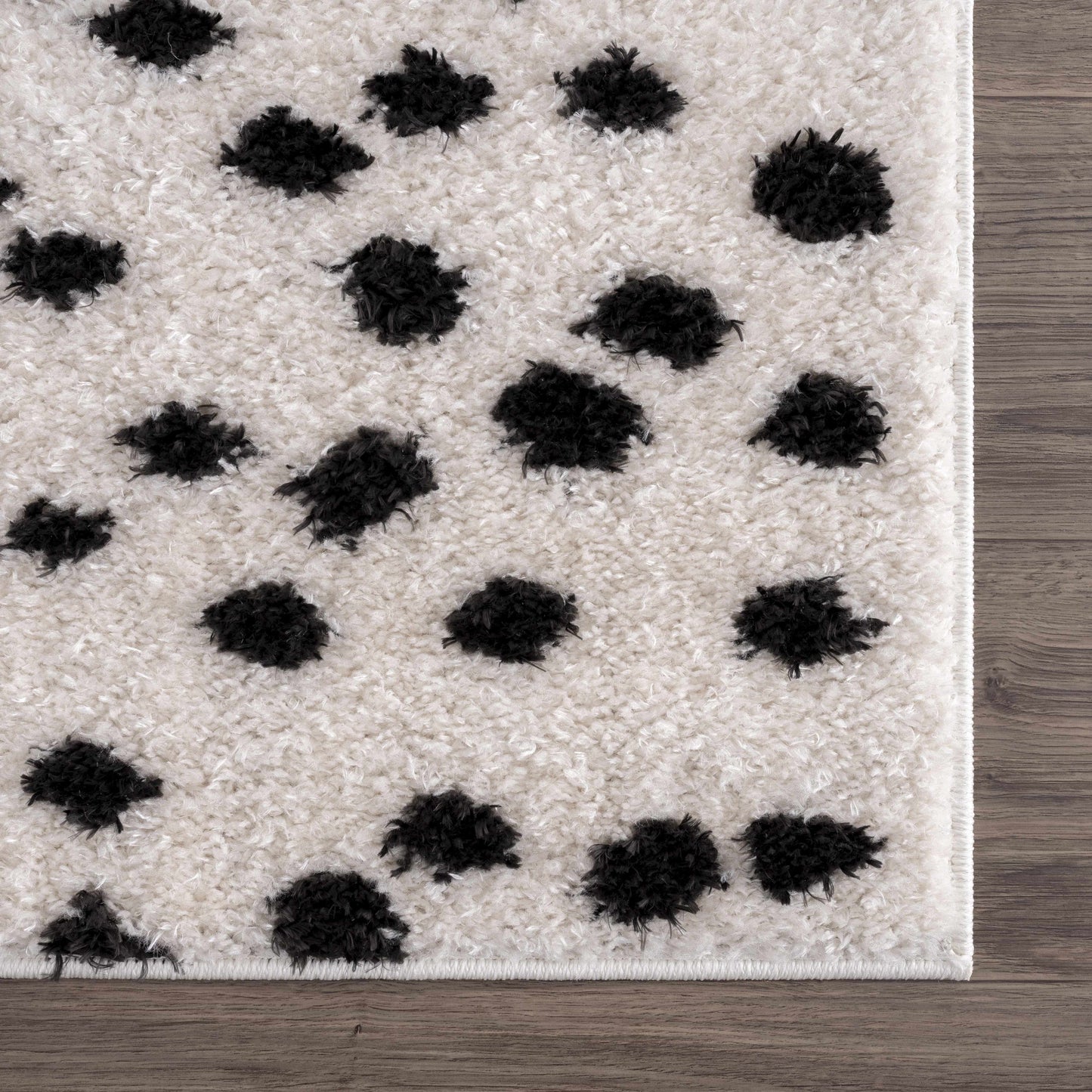 Cansu Black & White Area Rug