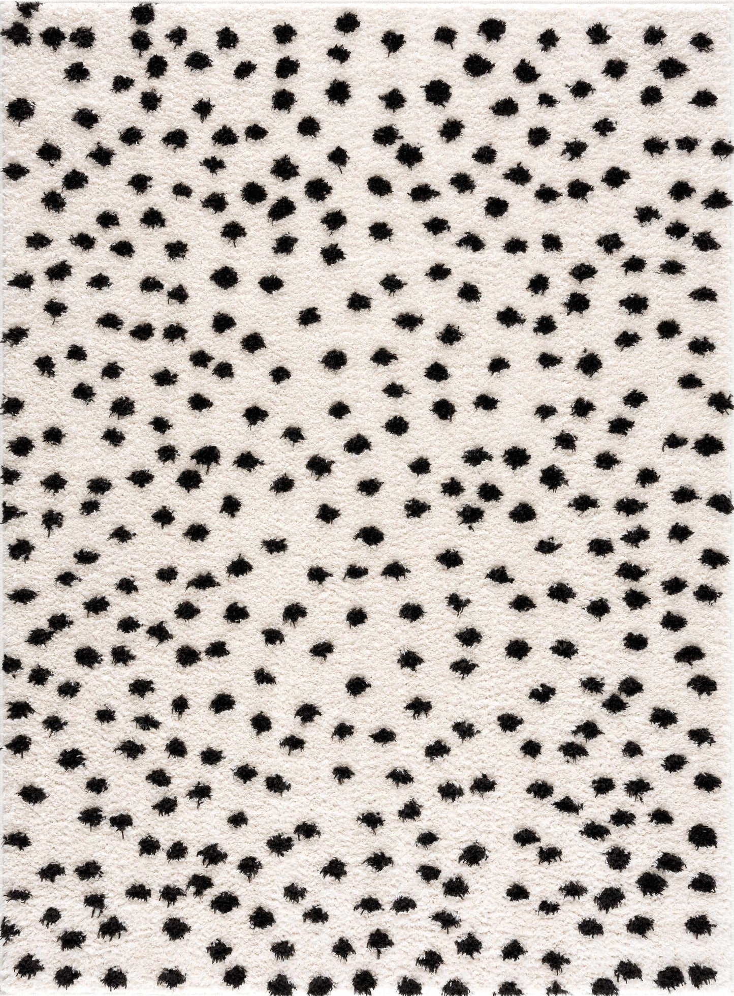 Cansu Black & White Area Rug