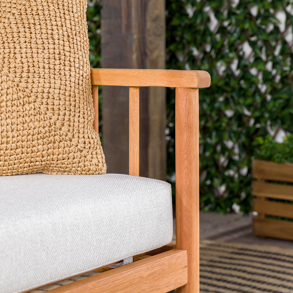 
                      
                        Circa Modern Solid Wood Spindle Patio Loveseat
                      
                    