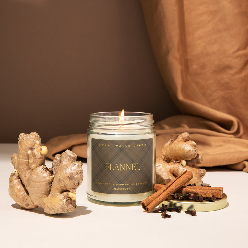 
                      
                        Flannel Soy Candle | 9oz. Clear Jar
                      
                    