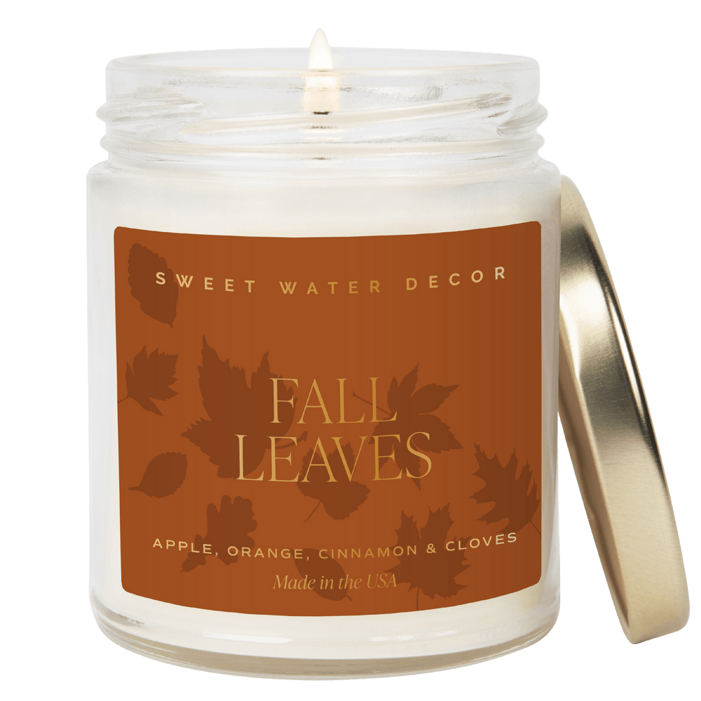
                      
                        Fall Leaves Soy Candle | 9oz. Clear Jar
                      
                    