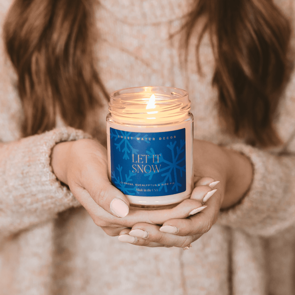 
                      
                        Let It Snow Soy Candle | 9oz. Clear Jar
                      
                    
