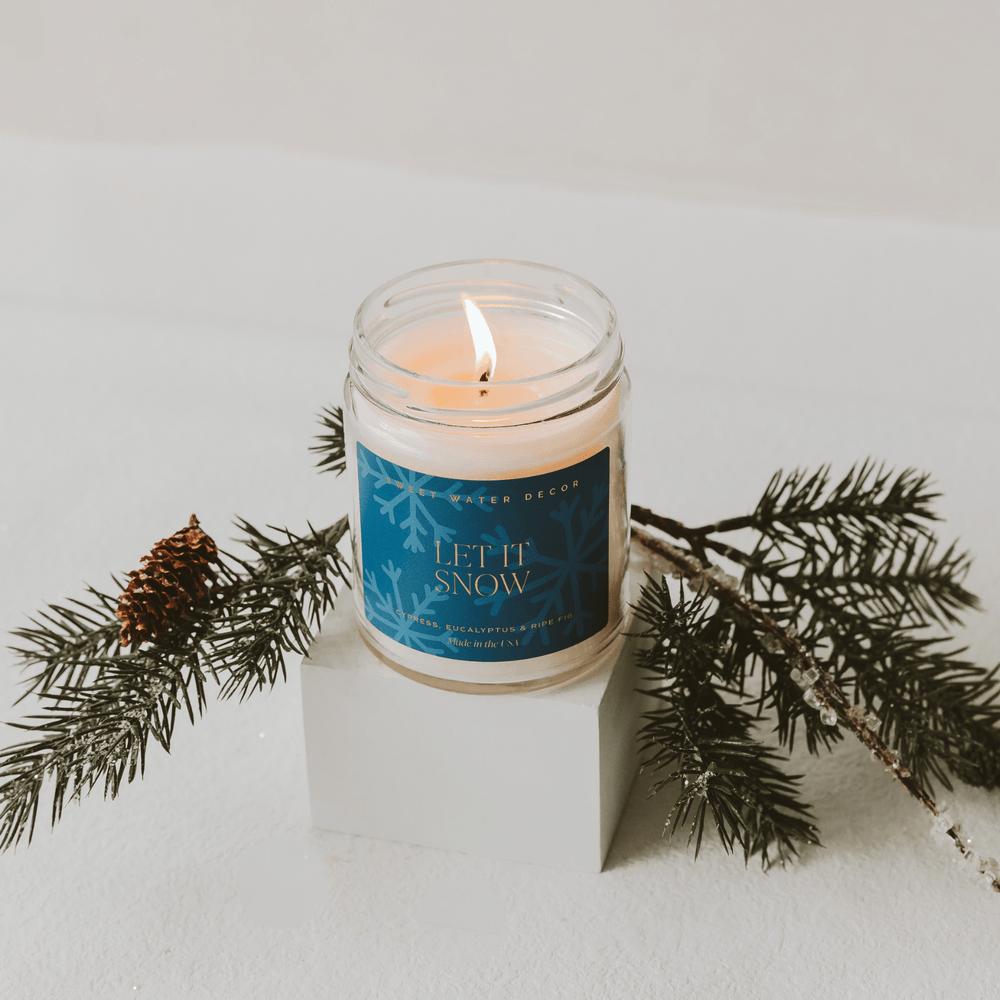 
                      
                        Let It Snow Soy Candle | 9oz. Clear Jar
                      
                    