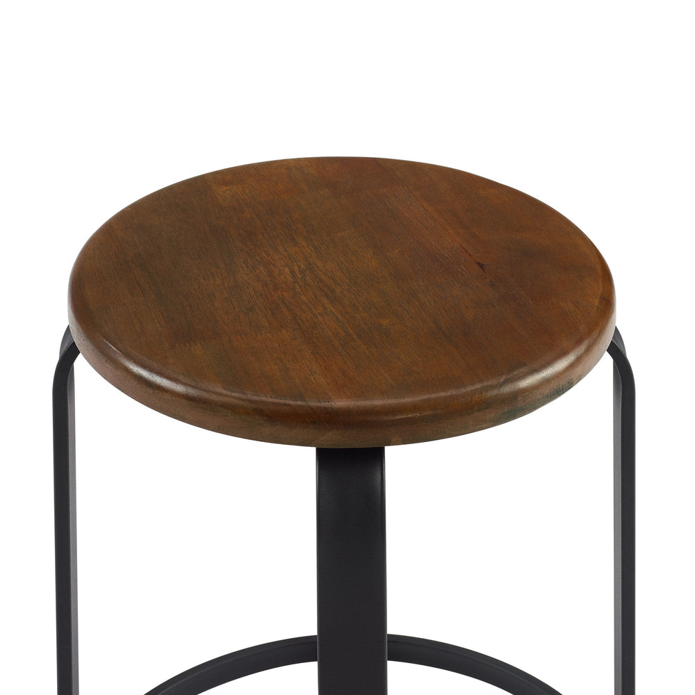 
                      
                        Colton 26" Metal and Wood Round Kitchen Bar Stool
                      
                    