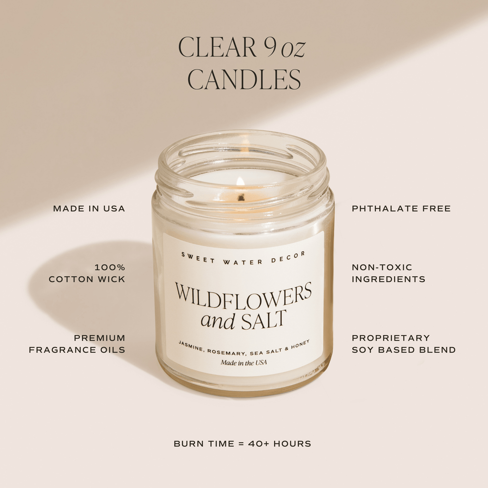 
                      
                        Fall Leaves Soy Candle - Clear Jar - 9 oz
                      
                    