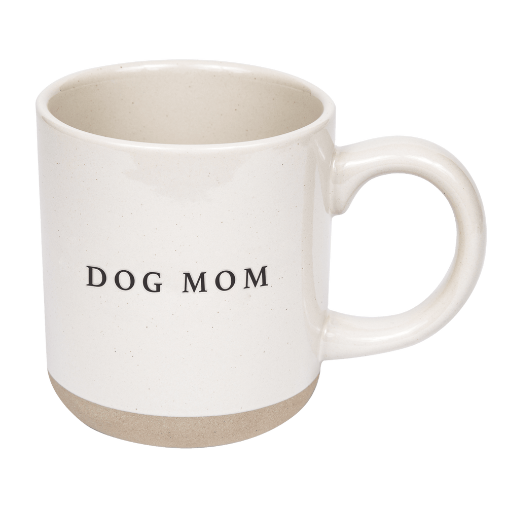 Dog Mom Stoneware Coffee Mug, 14oz