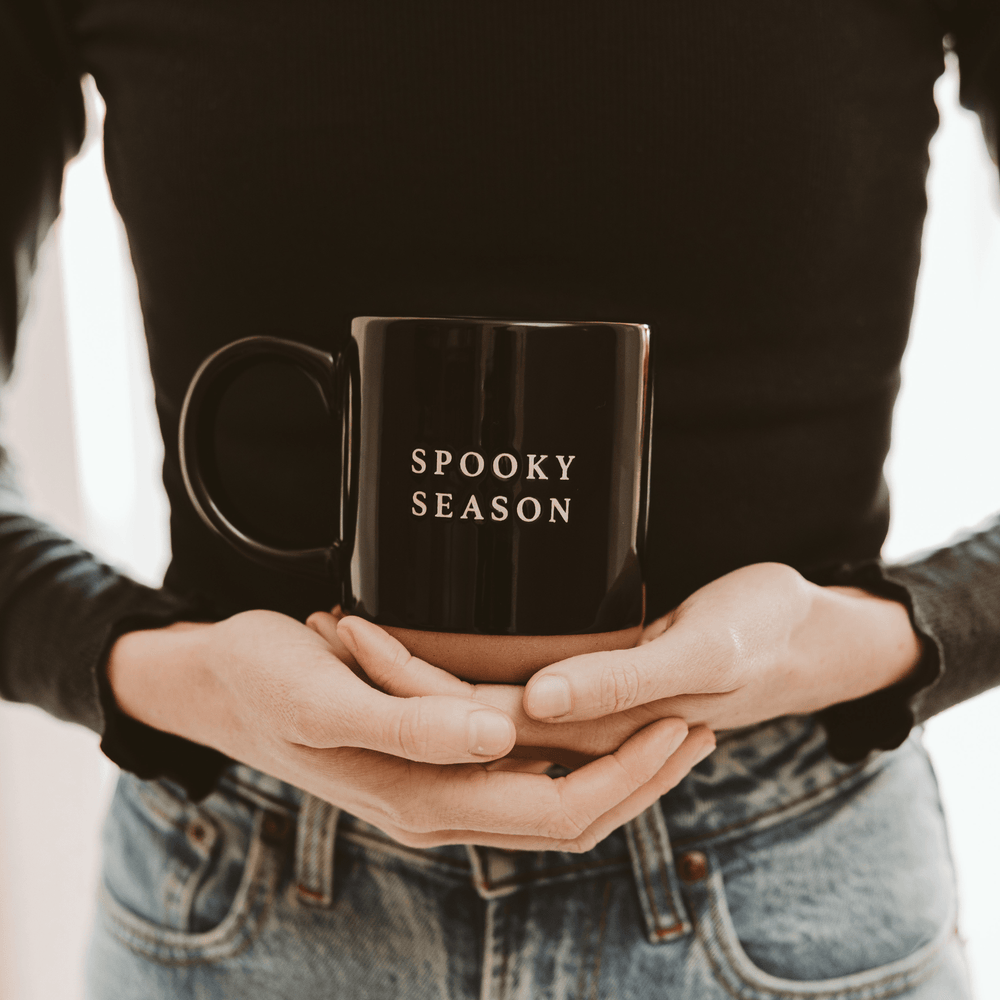 
                      
                        Spooky Season Black Stoneware Coffee Mug, 14oz
                      
                    