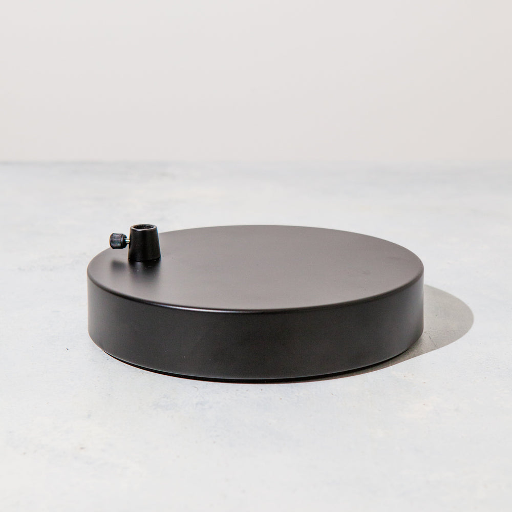 
                      
                        Black Canvas Lamp with Matte Metal Base
                      
                    