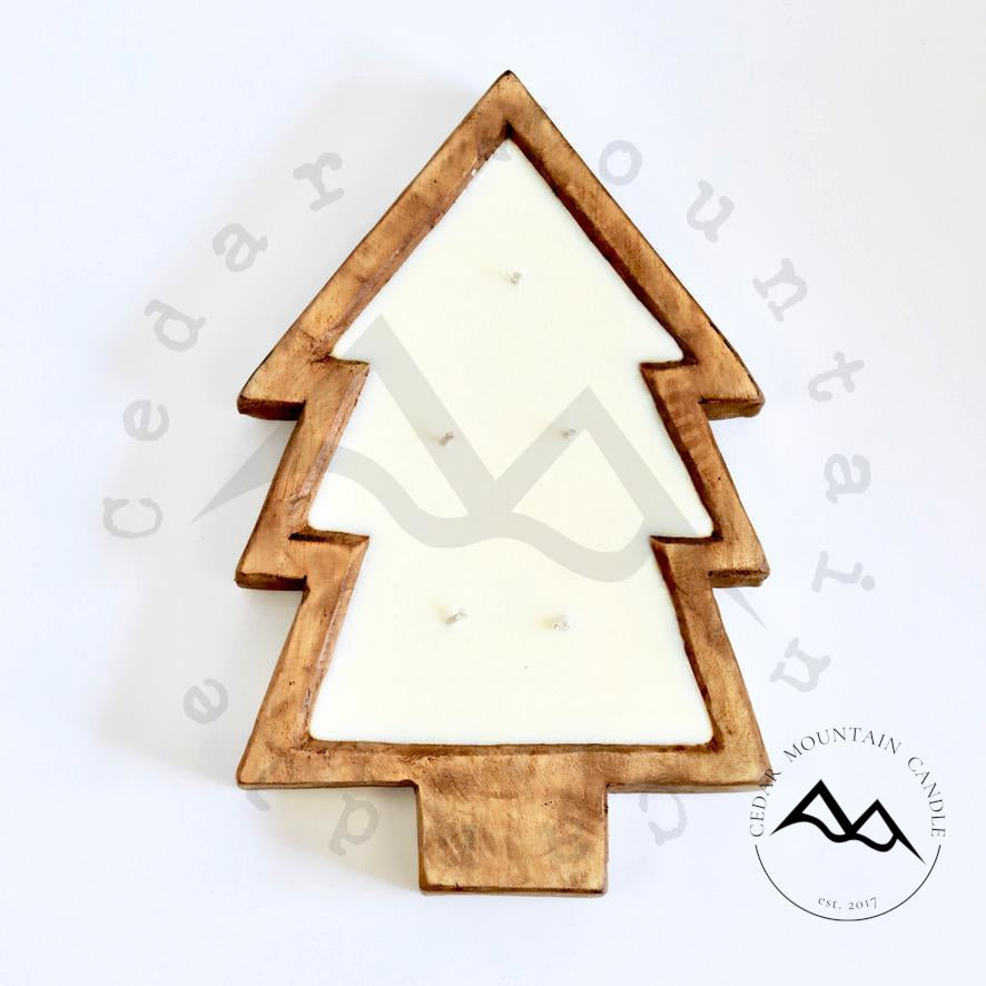 
                      
                        Christmas Tree Wood Dough Bowl Soy Candle
                      
                    
