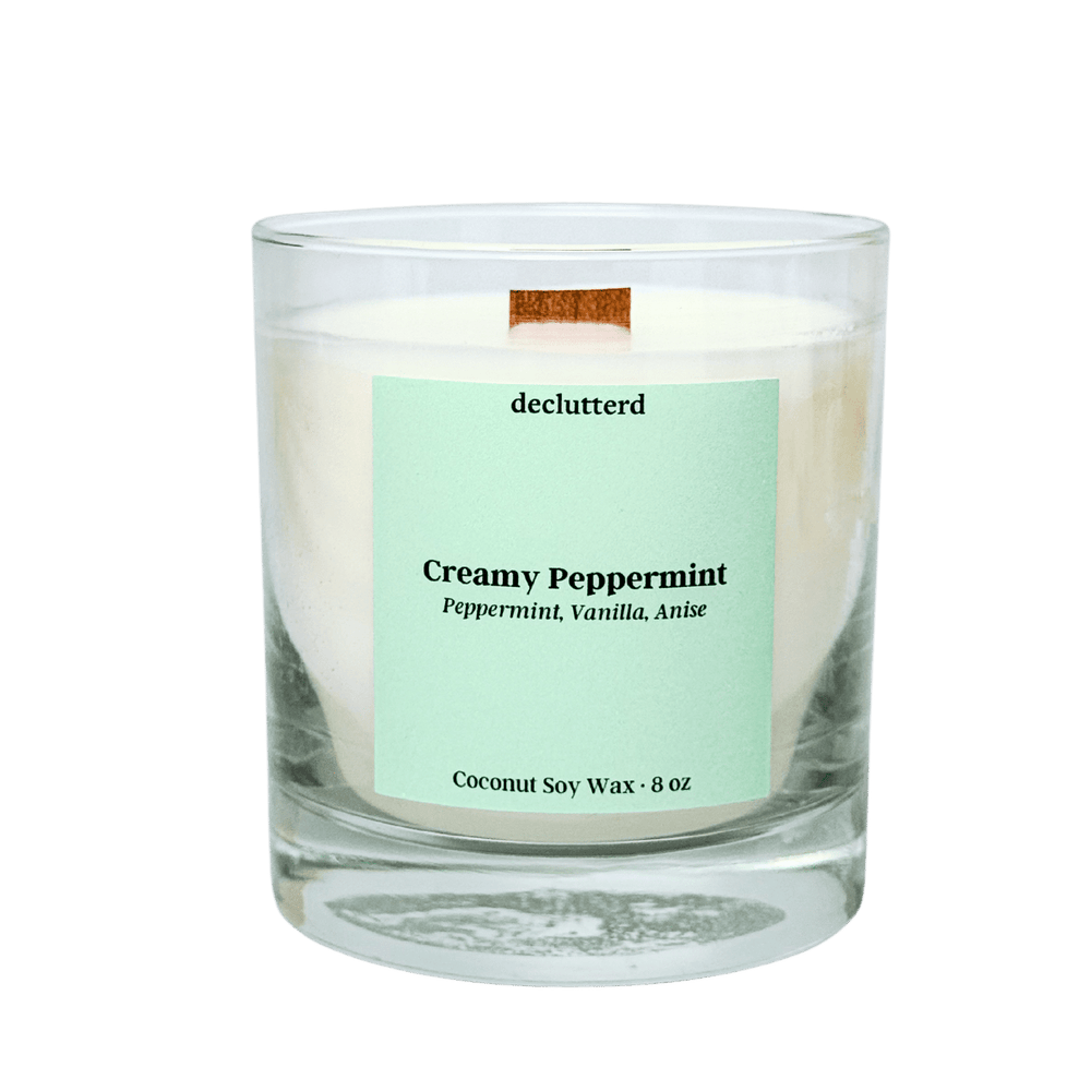 
                      
                        Creamy Peppermint Wood Wick Candle
                      
                    