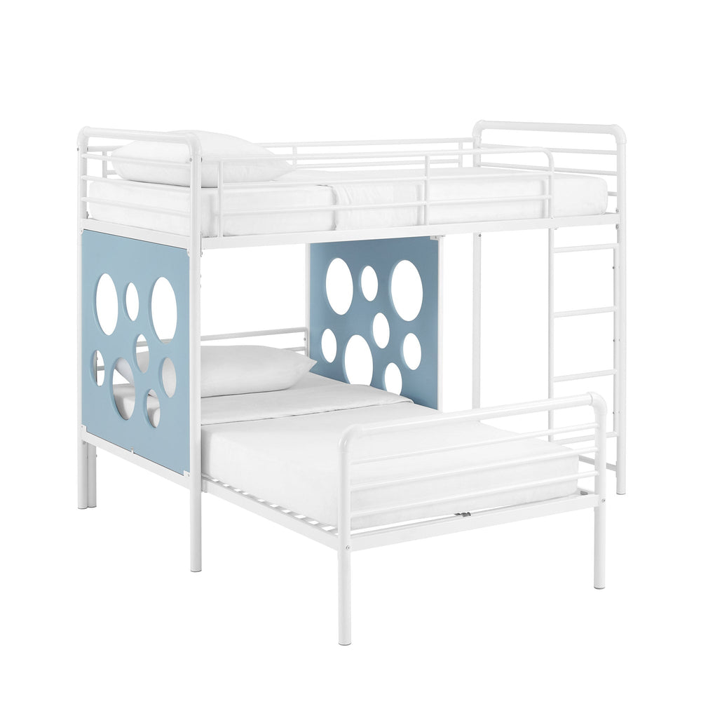 
                      
                        Devan 60" L-Shape Bunk Bed with Cut Out Panels
                      
                    