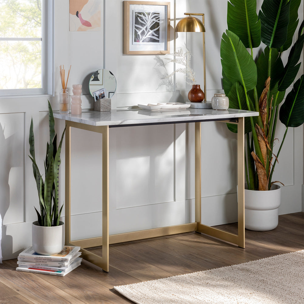 Faux Marble Desk 42