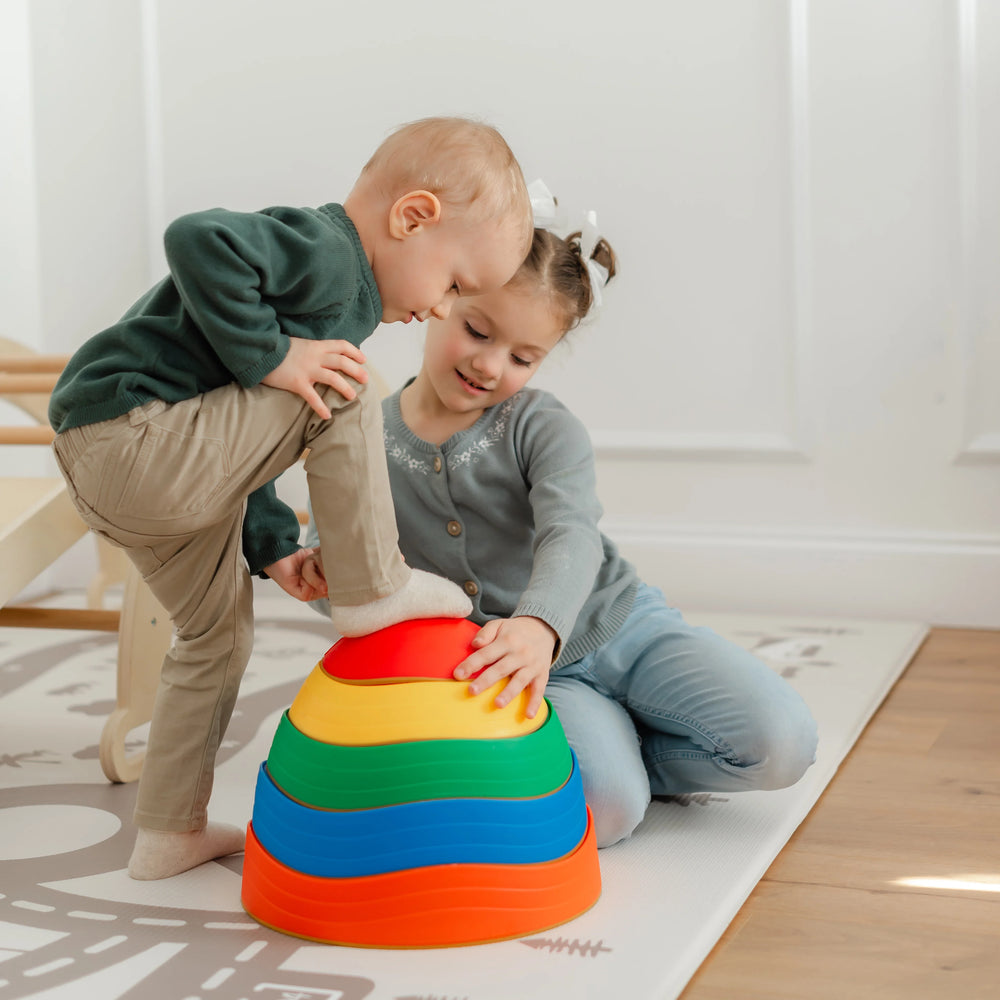 
                      
                        Children's Balance Stepping Stones - Rainbow Colors
                      
                    