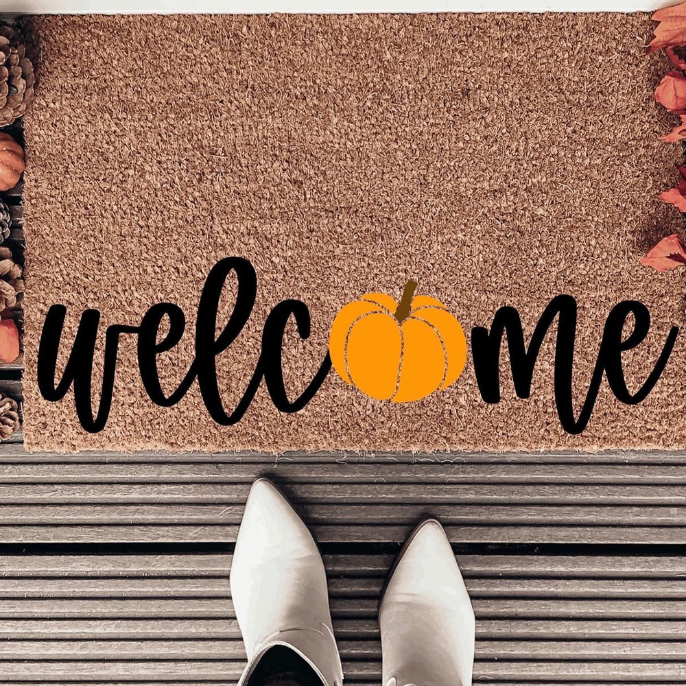 Welcome Doormat | Orange
