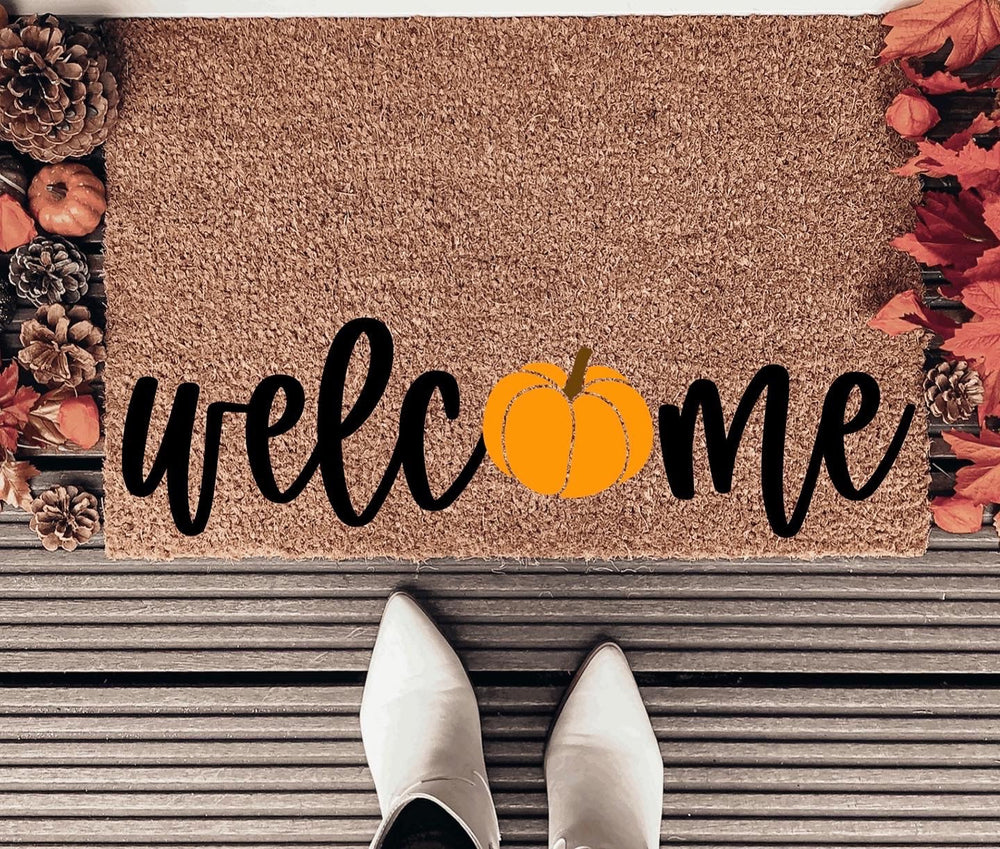Welcome Doormat | Orange