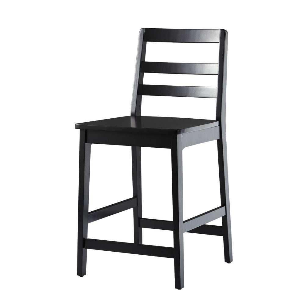 
                      
                        Erekson Solid Wood Ladder Back Bar Stool, Set of 2
                      
                    