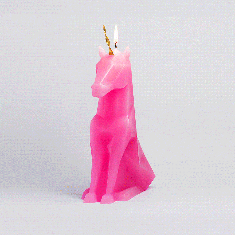 
                      
                        PyroPet Einar Unicorn Candle - Hot Pink
                      
                    