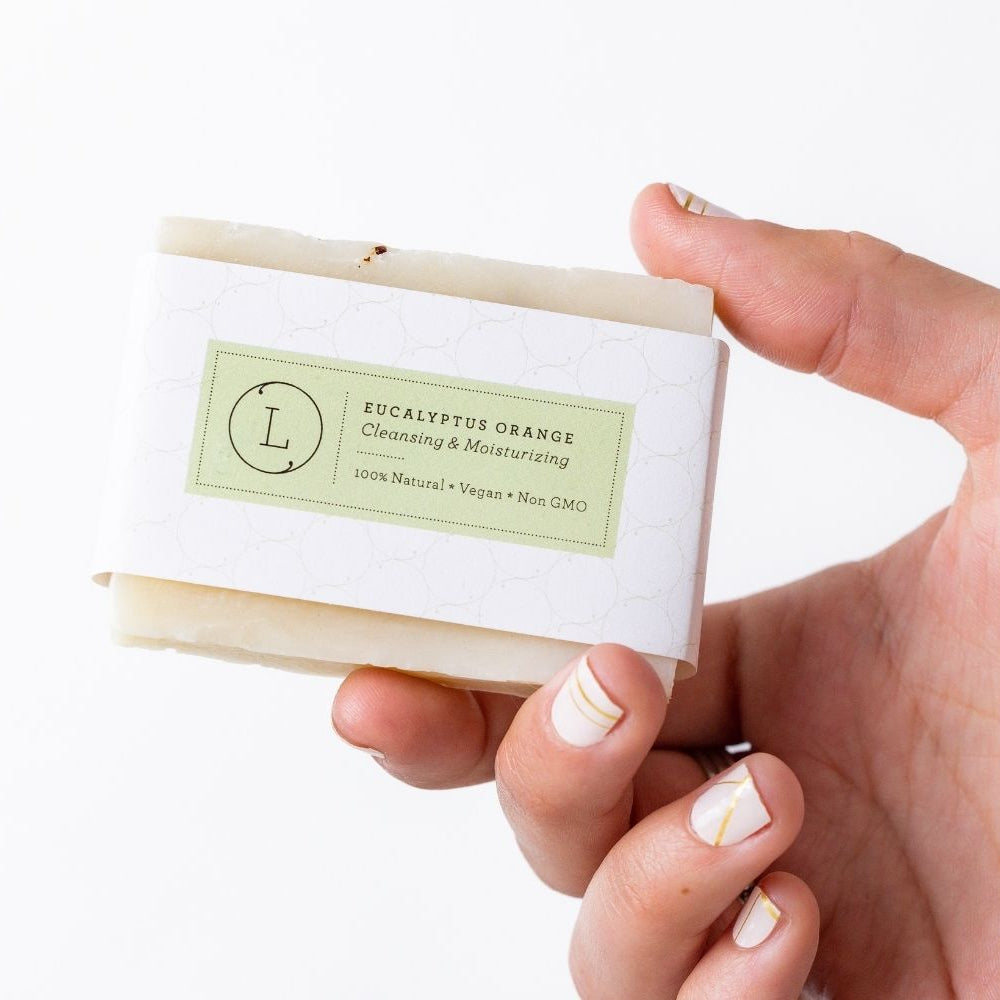 
                      
                        Natural Cold Process Soap Bar with Essential Oils, Eucalyptus
                      
                    