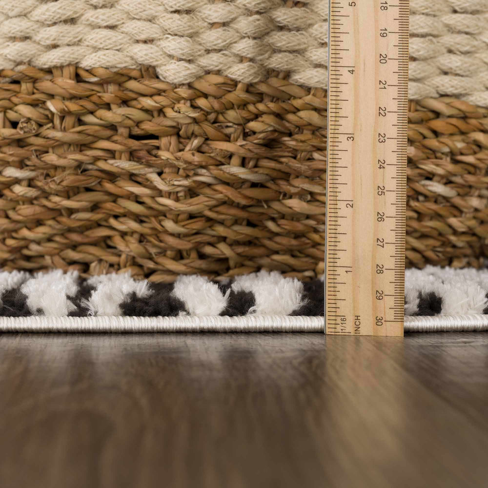 
                      
                        Leryn Black & White Checkered Area Rug
                      
                    