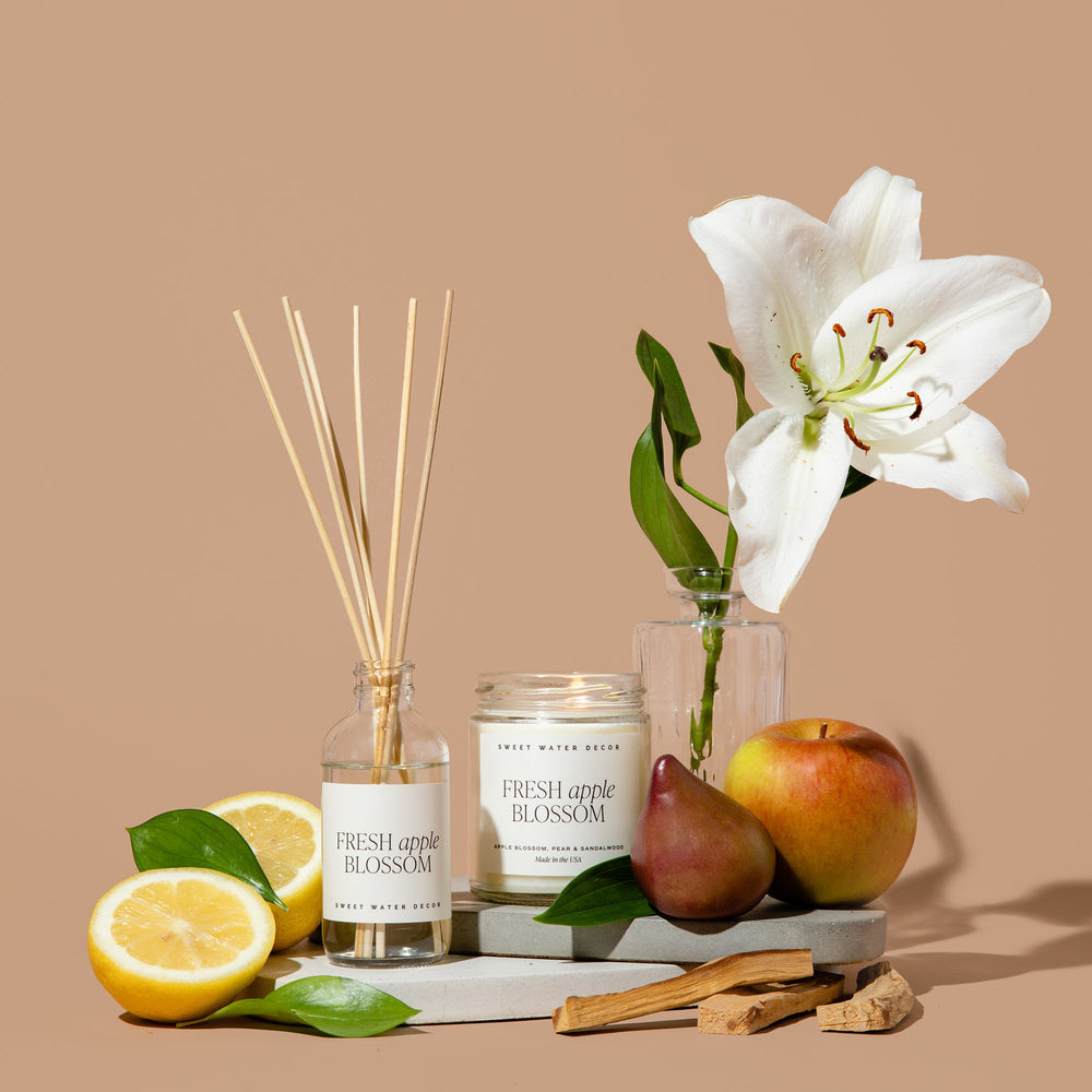 
                      
                        Fresh Apple Blossom Soy Candle - Clear Jar - 9 oz
                      
                    