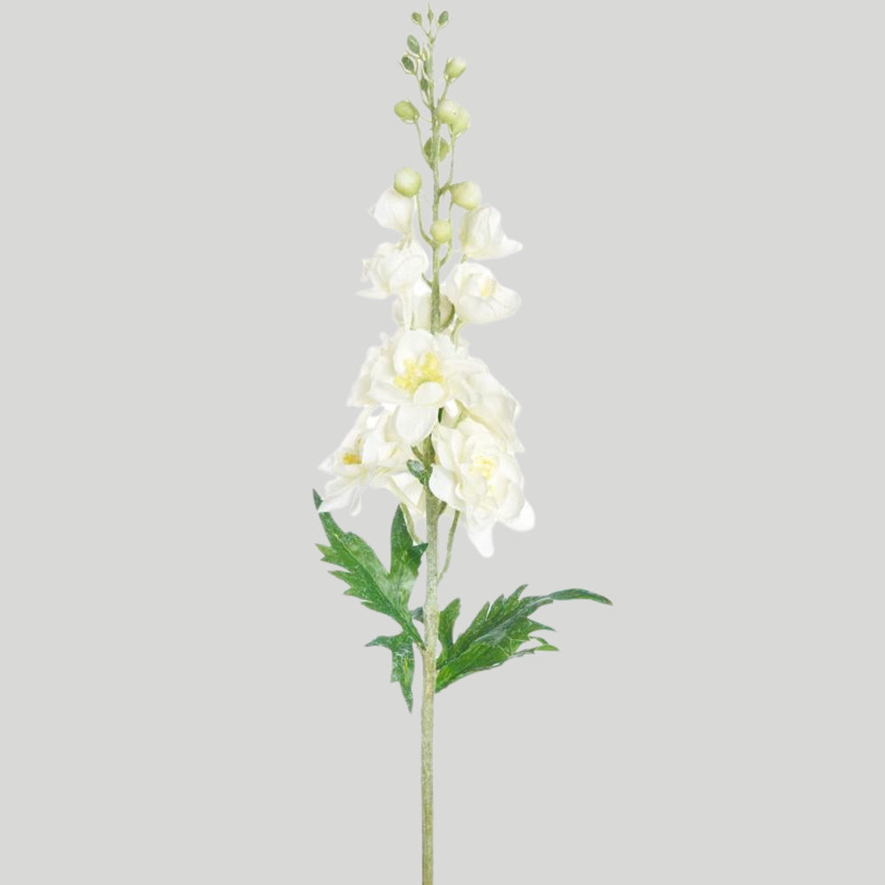 Real Touch Delphinium Wildflower in White - 28"