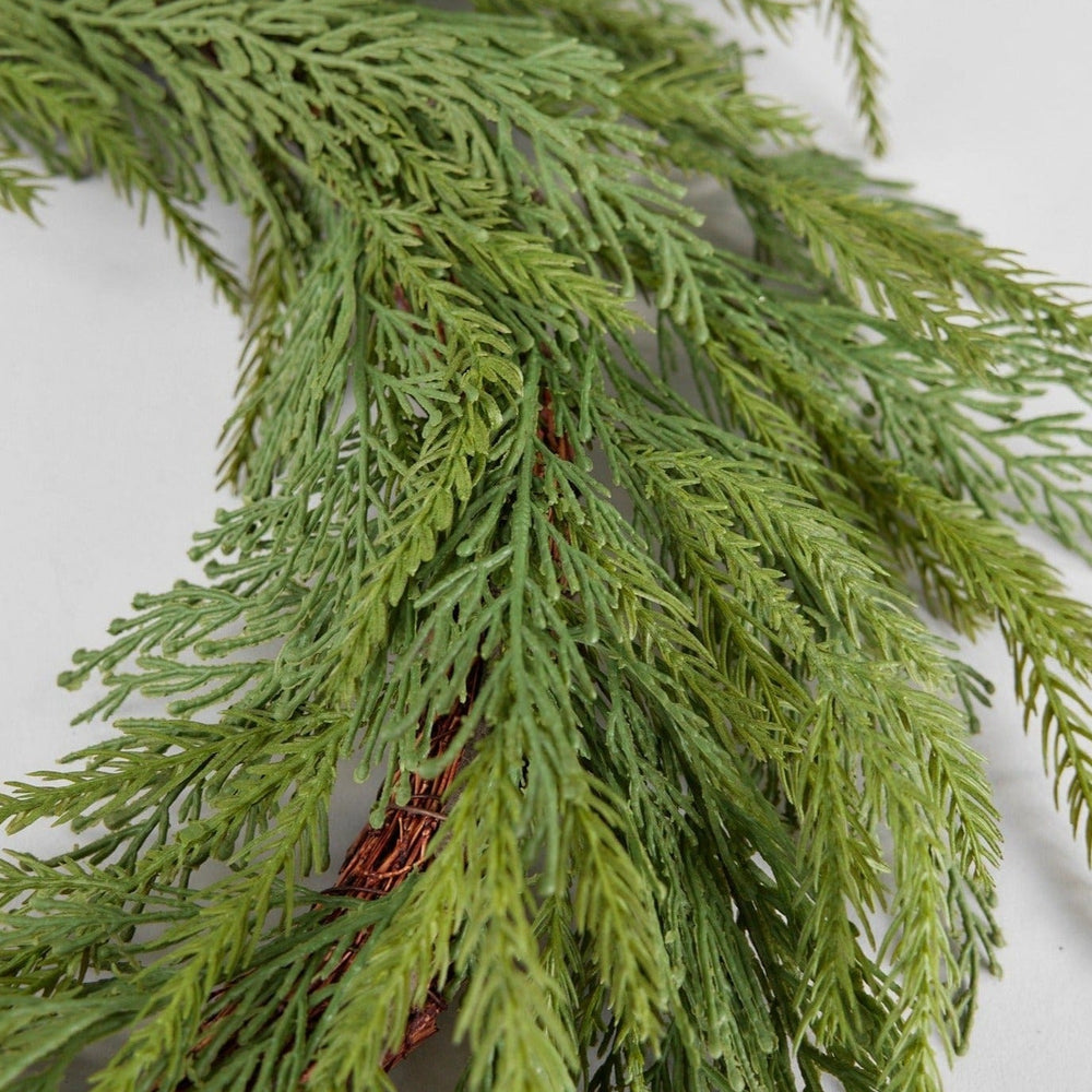 
                      
                        21" UV Treated Faux Indoor/Covered Outdoor Cedar Wreath
                      
                    