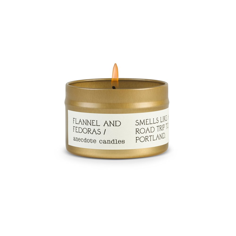 
                      
                        Flannel & Fedoras Candle
                      
                    