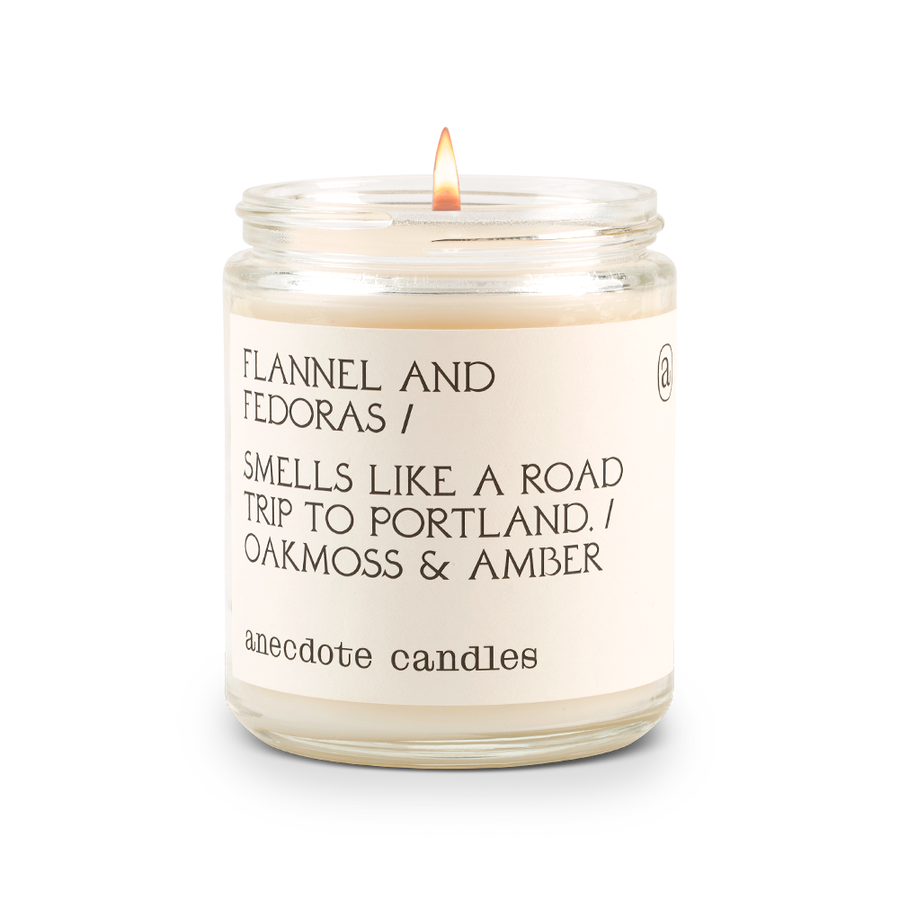 
                      
                        Flannel & Fedoras Candle
                      
                    