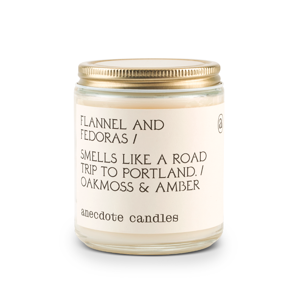 
                      
                        Flannel & Fedoras Candle
                      
                    
