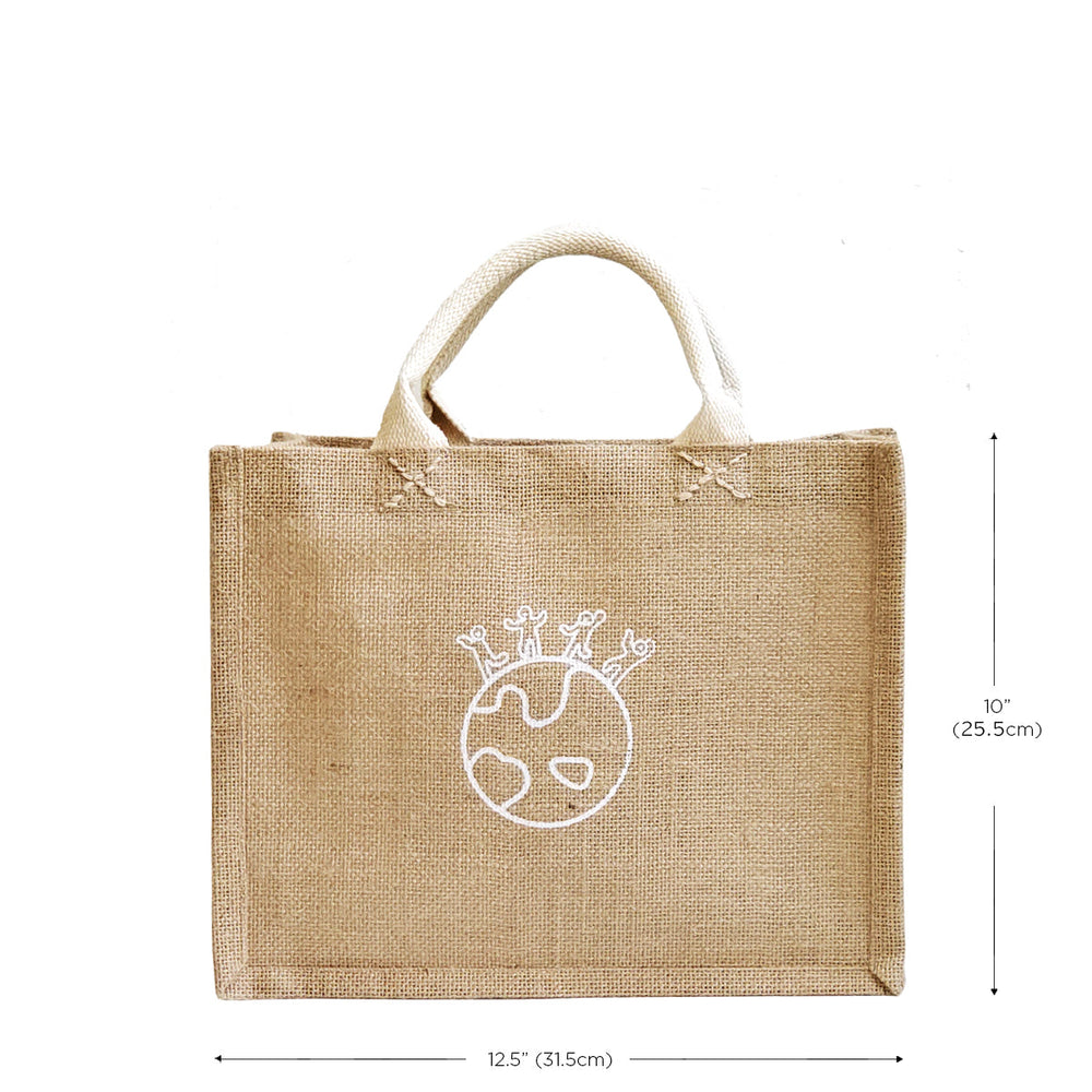 
                      
                        Jute Canvas Gift Bag - Earth
                      
                    