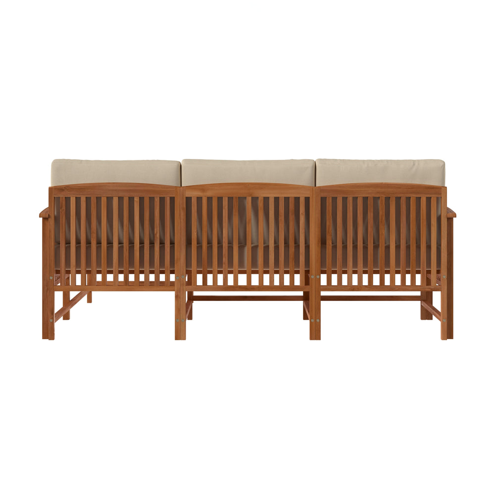 
                      
                        Midland Modern Solid Wood 3-Piece Outdoor Sectional Set
                      
                    