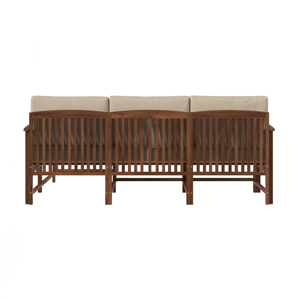 
                      
                        Midland Modern Solid Wood 3-Piece Outdoor Sectional Set
                      
                    
