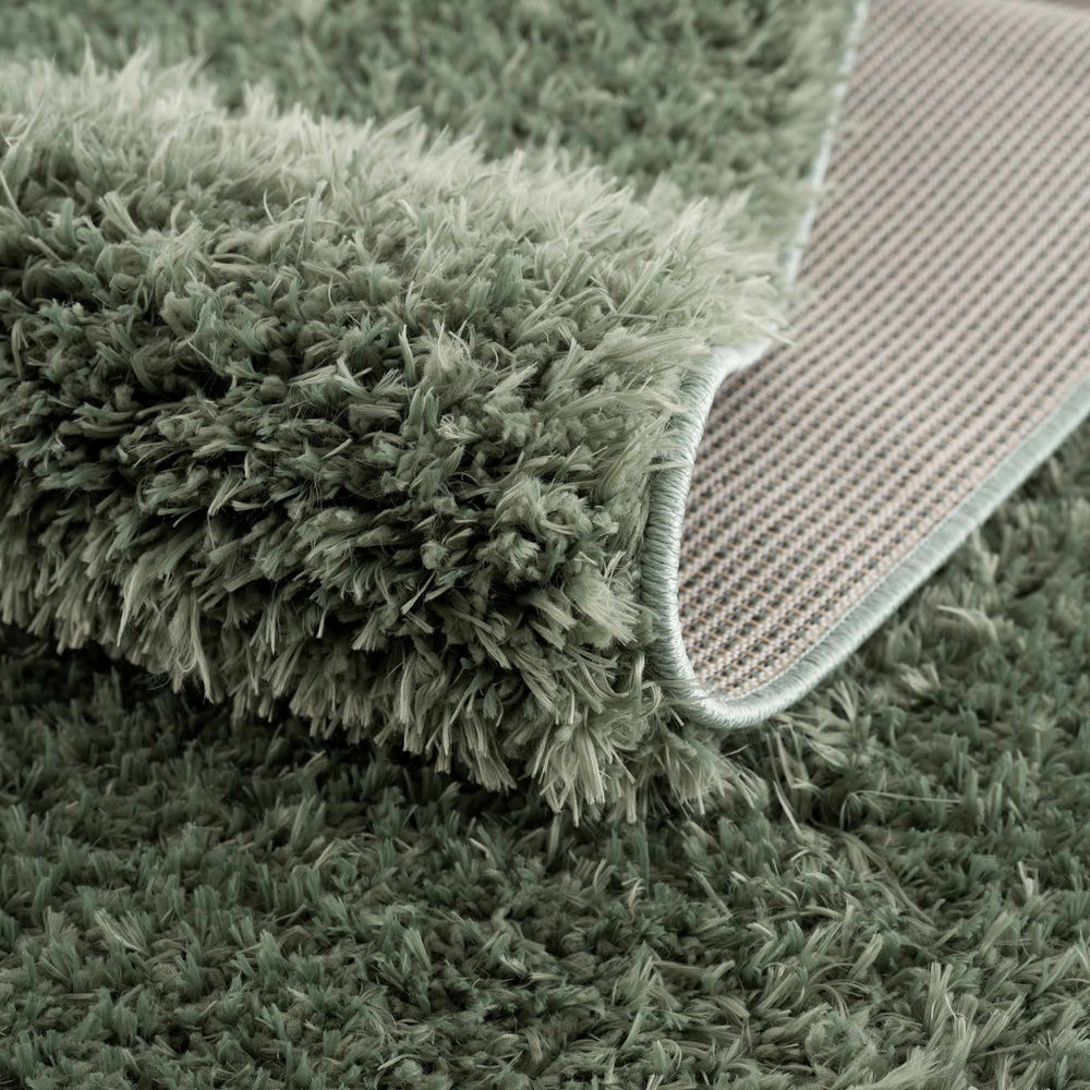 
                      
                        Faina Solid Green Washable Shag Rug
                      
                    