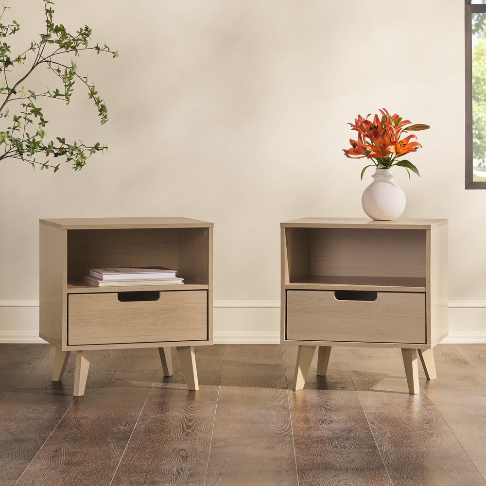 
                      
                        Hans Mid-Century Modern Angle-Leg Nightstand
                      
                    