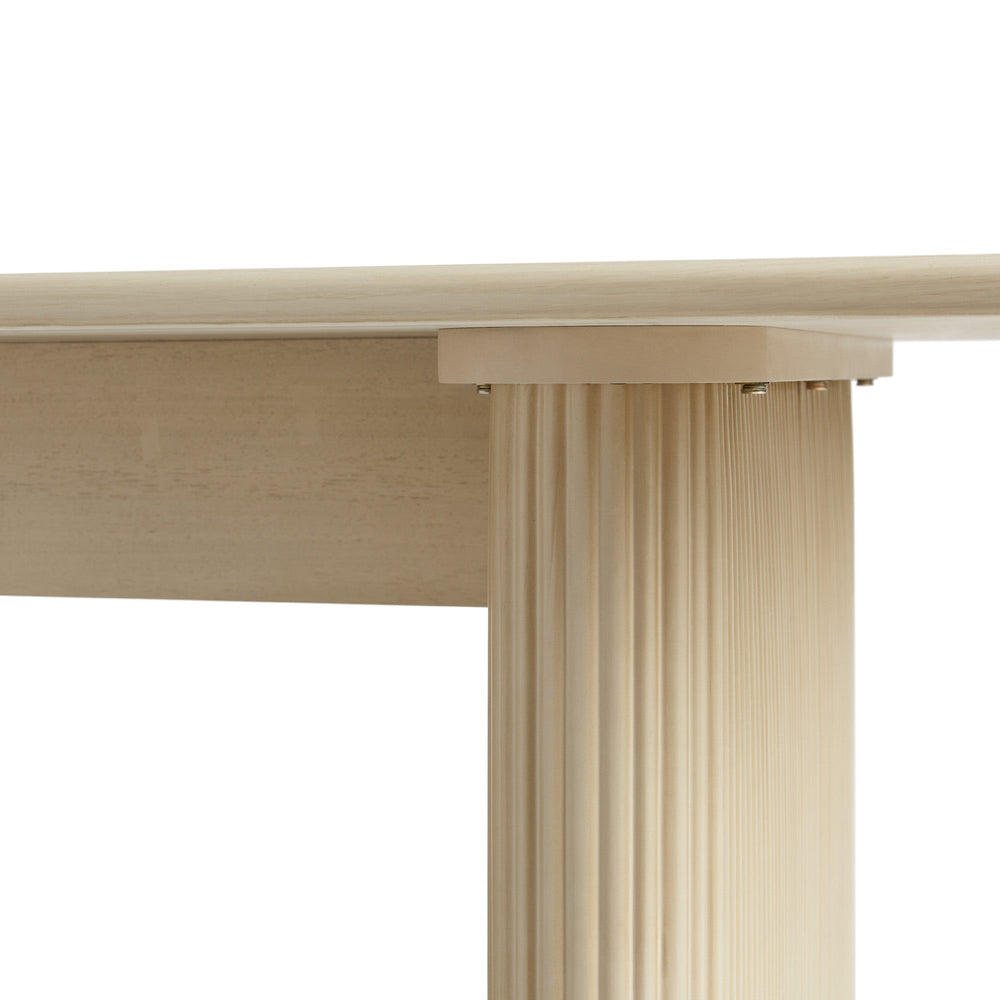 
                      
                        Heath 68" Scandinavian Dining Table with Reeded Base
                      
                    