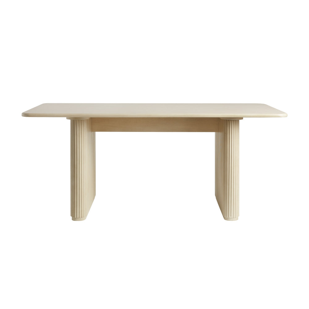 
                      
                        Heath 68" Scandinavian Dining Table with Reeded Base
                      
                    