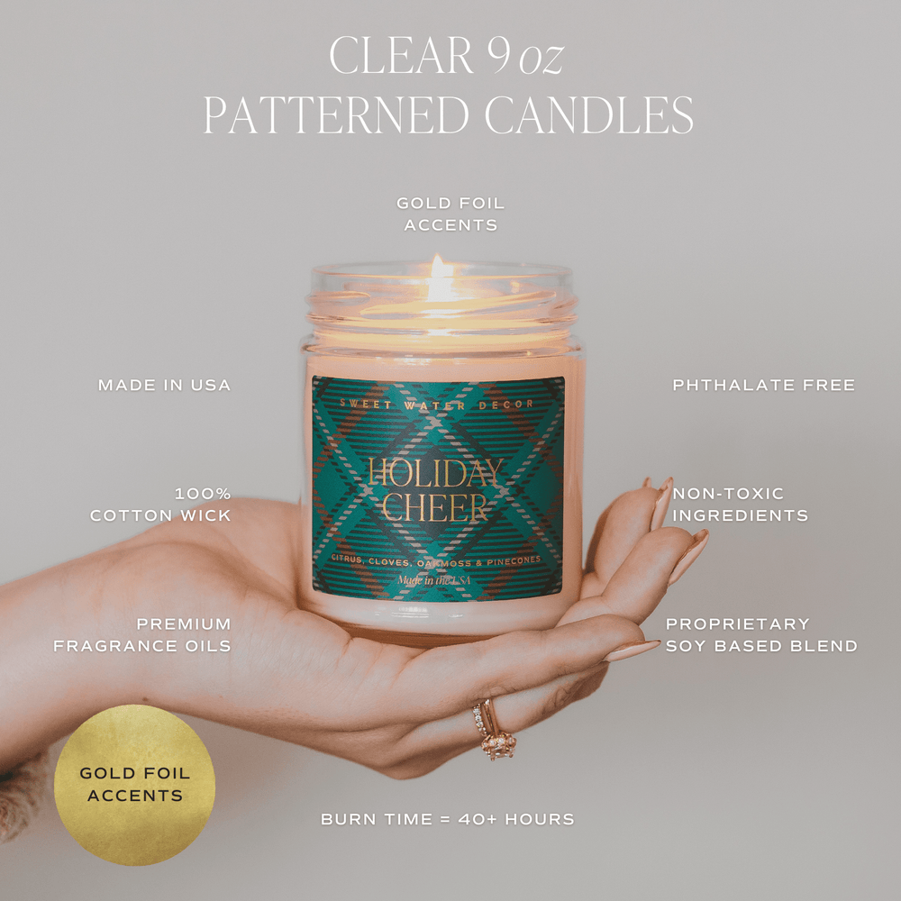 
                      
                        Let It Snow Soy Candle | 9oz. Clear Jar
                      
                    