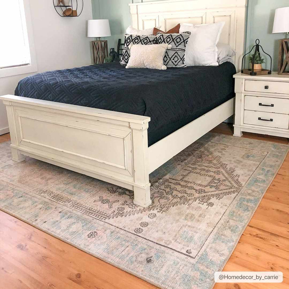 
                      
                        Light Olive Baloy Vintage Washable Area Rug
                      
                    