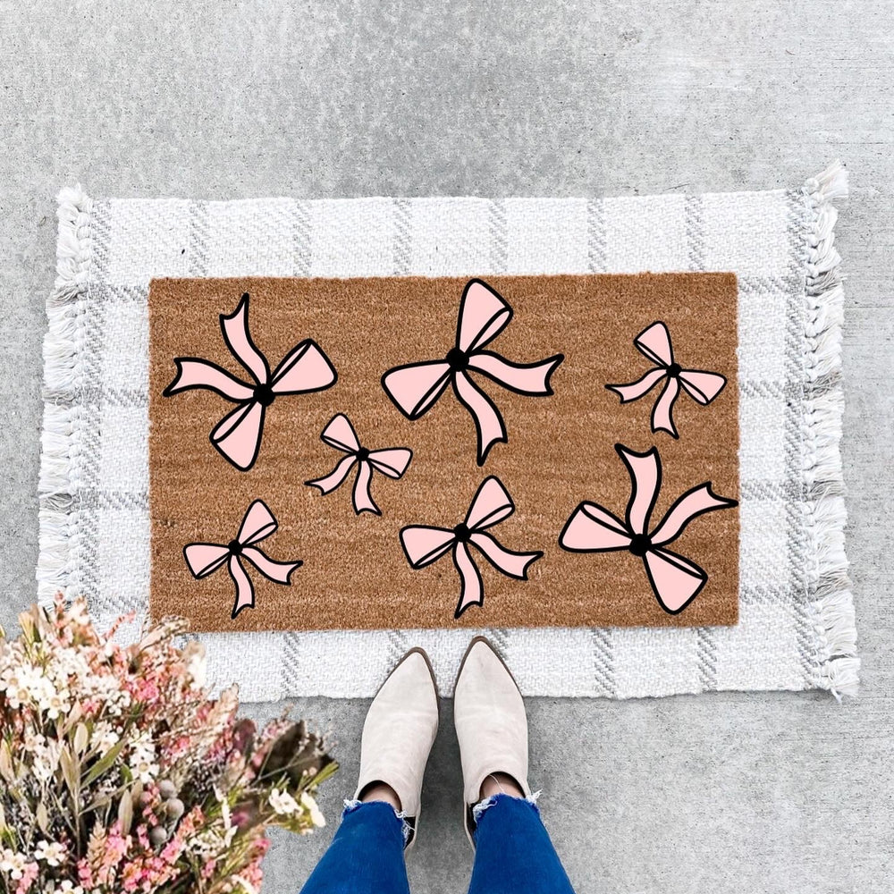 Bow Pattern Doormat