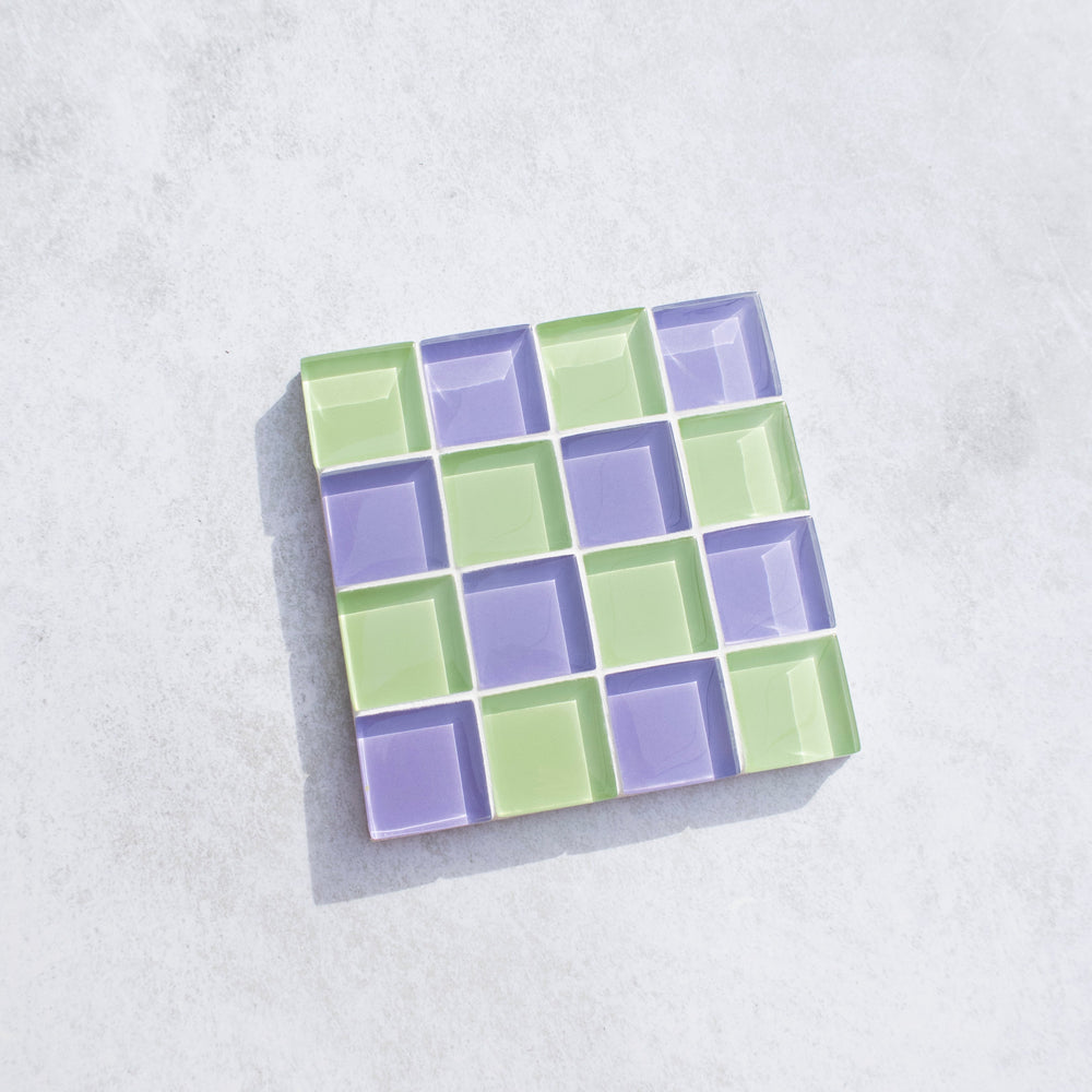 
                      
                        Glass Tile Coaster - Ube Matcha Latte
                      
                    