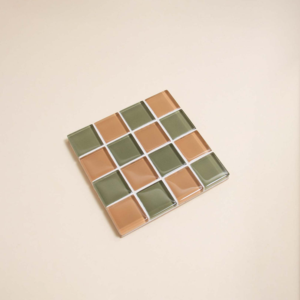 
                      
                        Glass Tile Coaster - I Olive You
                      
                    